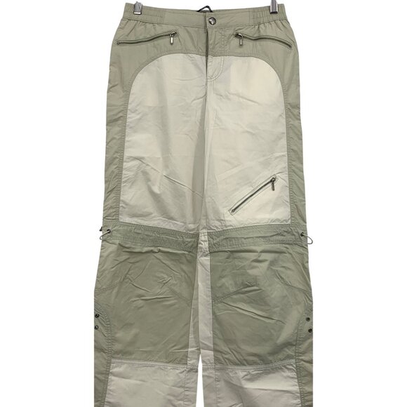 Urban Outfitters Silence + Noise Womens Cargo Pant Medium Large Sage Green New - Picture 2 of 7
